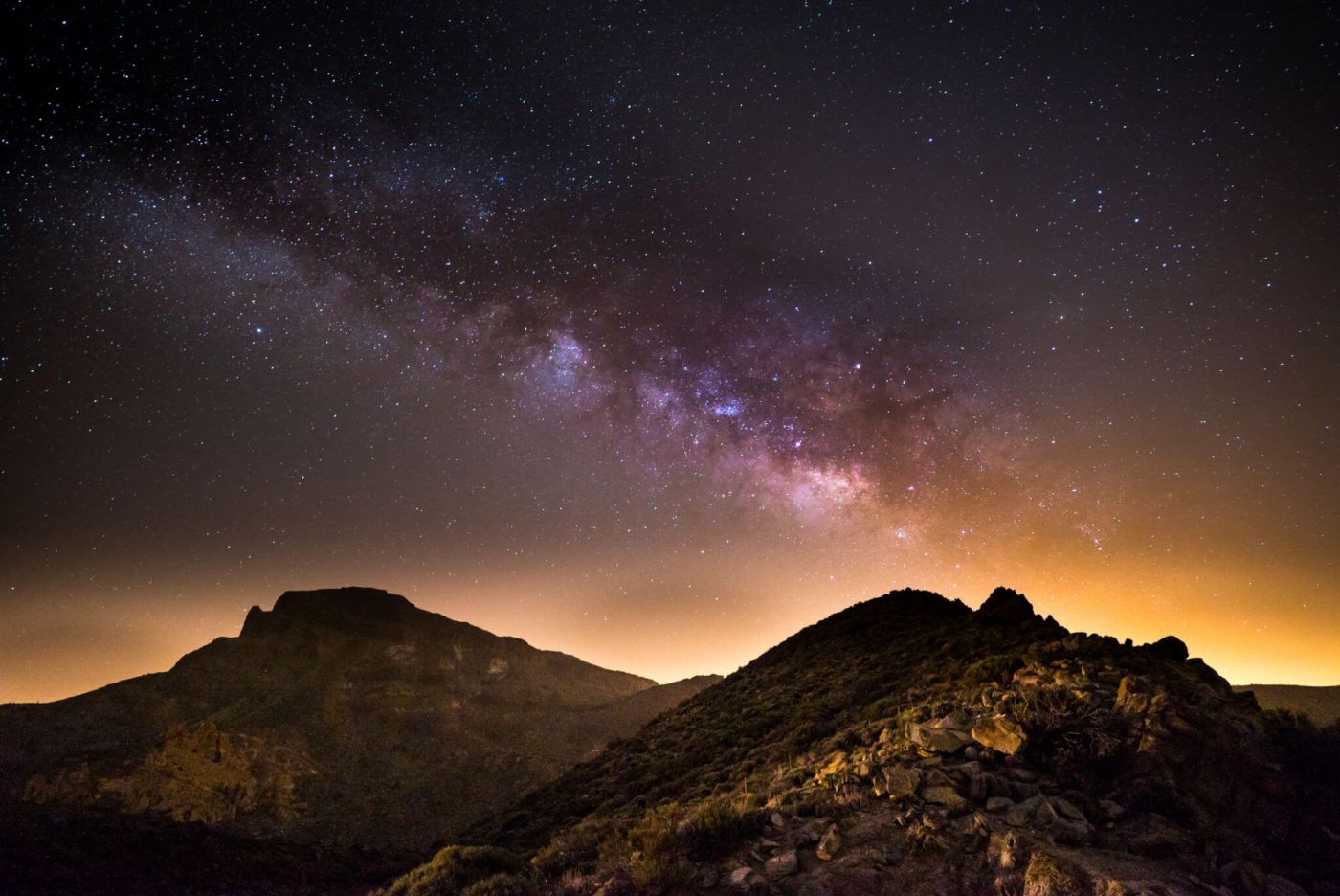Estrellas en El Teide
