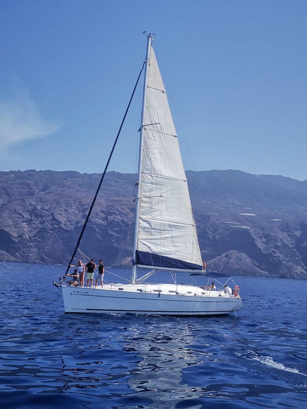 Sailing trip around La Palma