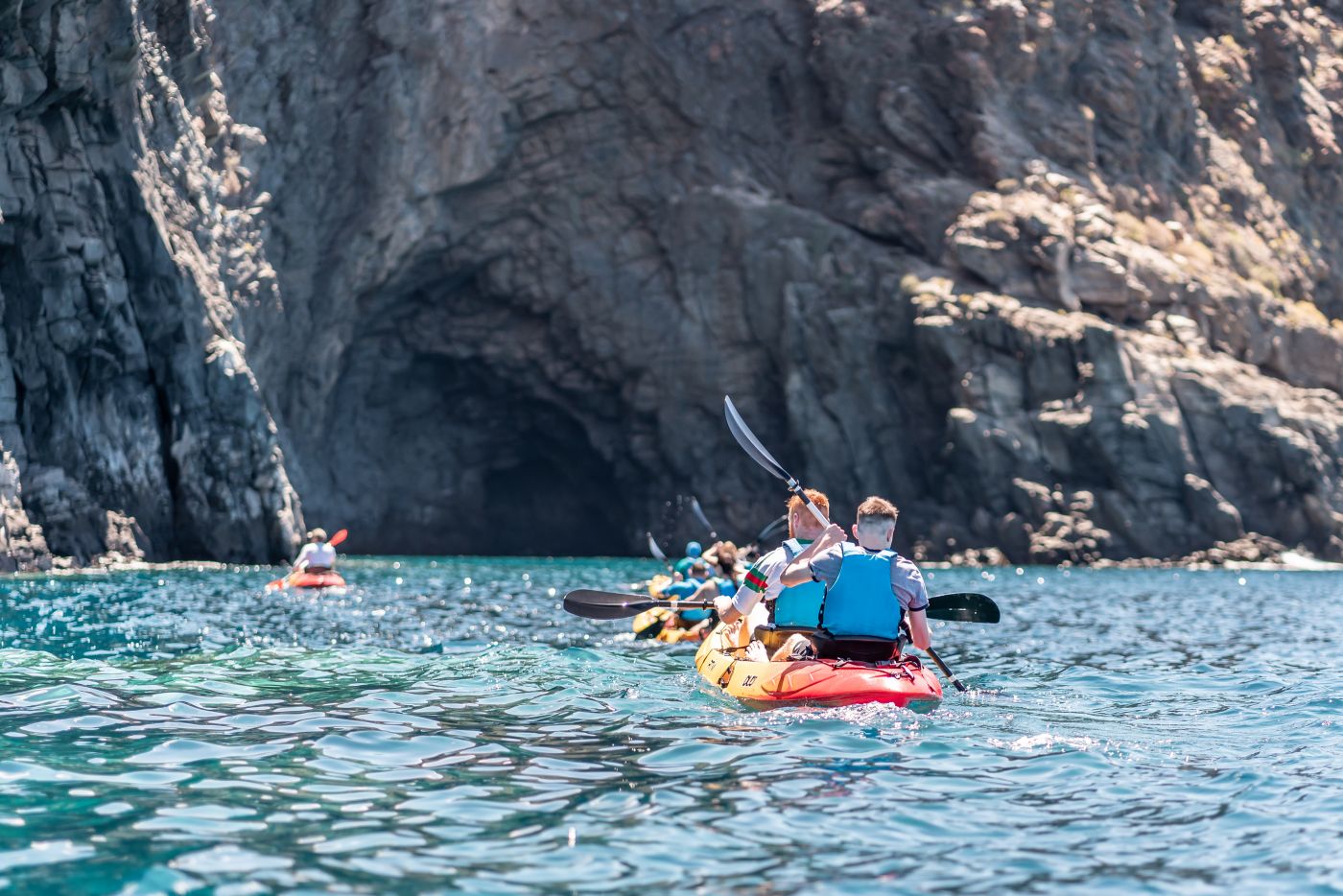 Kayak and snorkel with turtles in Los Cristianos