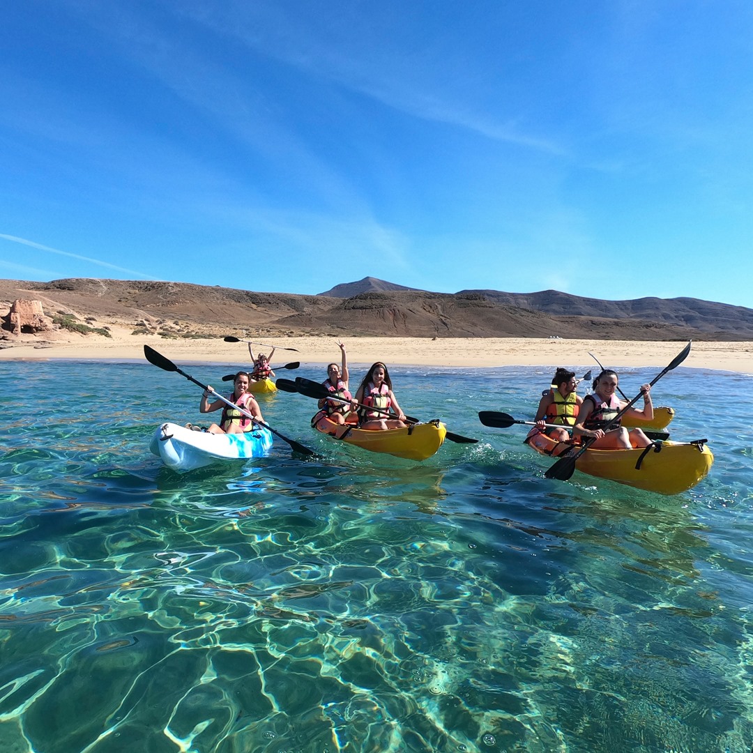 Kayak en Lanzarote por las playas de Papagayo ❤️