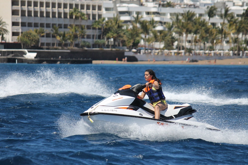 Jet ski in Puerto del Carmen