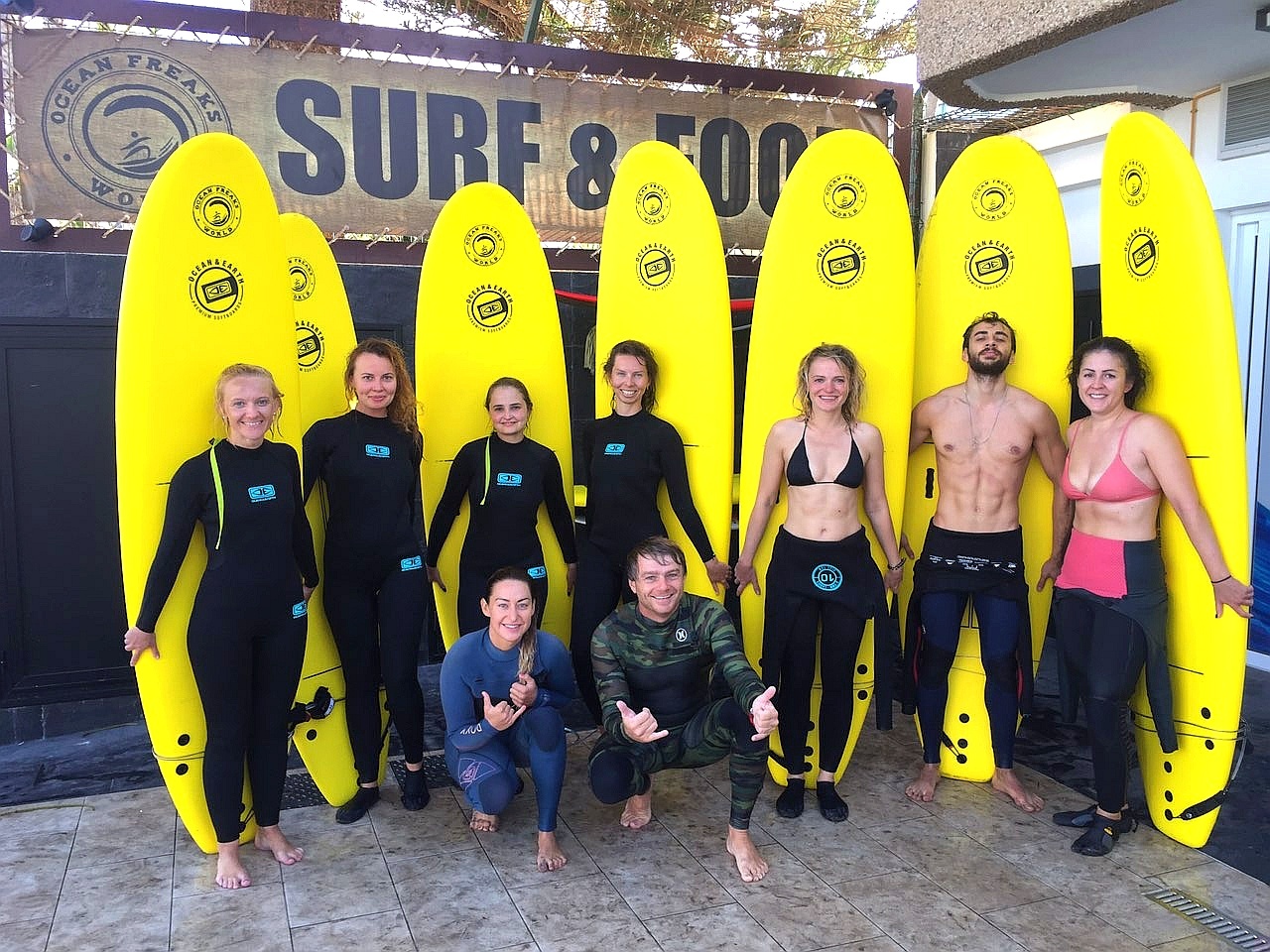 Surf lesson 2 h para principiantes