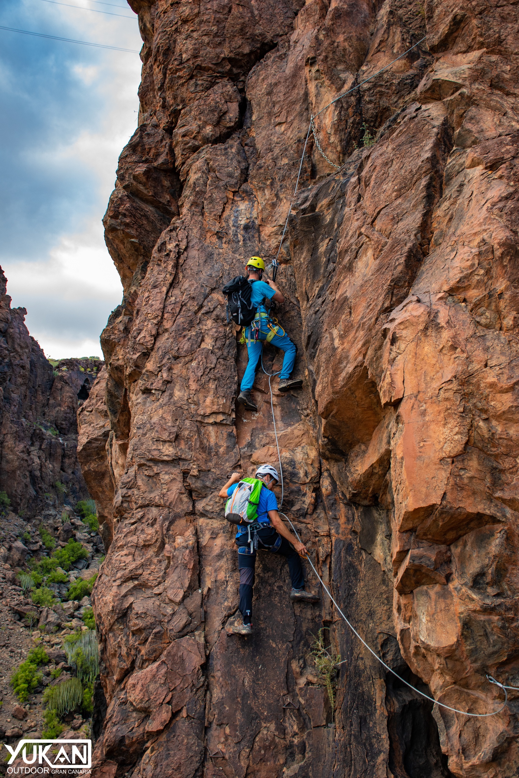 Amor & Odio via ferrata in San Agustín